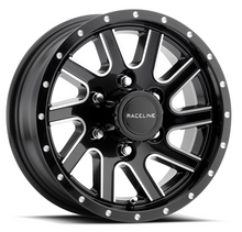 Charger l'image dans la galerie, 820M-55012 - DTD Alloy Wheel Trailer 15X5 5X114.3 ET 0mm Black and Machined - DTD Wheels Canada