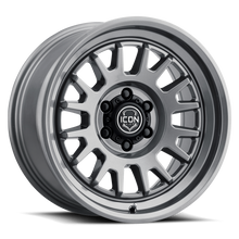 Charger l'image dans la galerie, 8217859057GM - ICON Anza 17X8.5 6X139.7 ET 25mm Gunmetal - ICON Wheels Canada