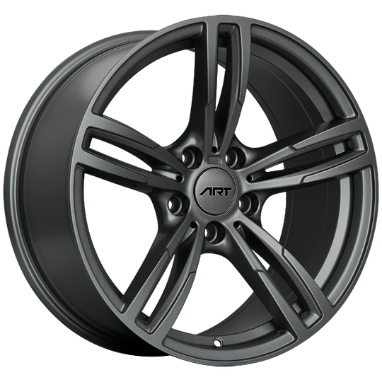 R6118010 - ART Replica 61 18X8.5 5X112 ET 30mm Dark Gunmetal - ART Replica Wheels Canada