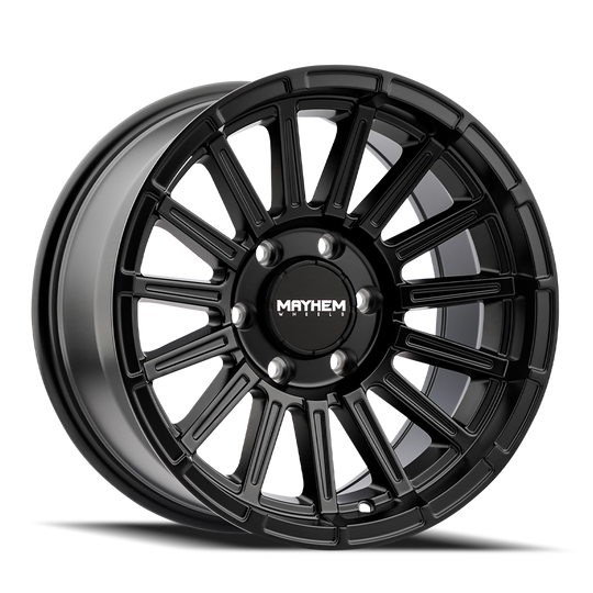 8309-7973B - Mayhem Granite 17X9 5X127 0mm Satin Black - Mayhem Wheels Canada