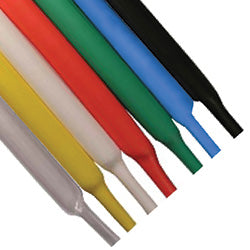 8320-E Heat Shrink Tubing Pico 3/16" Inside Diameter Black 2:1 Single Wall Heat Shrink Tube 1X4' pcs Pico Wiring