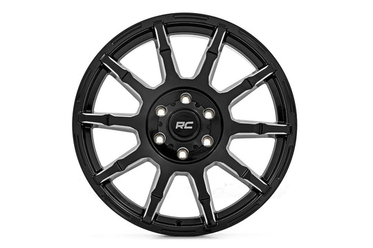 83200906 - Rough Country 83 Series 20X9 8X180 -12mm Gloss Black - Rough Country Wheels Canada