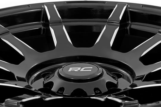 83200906 - Rough Country 83 Series 20X9 8X180 -12mm Gloss Black - Rough Country Wheels Canada
