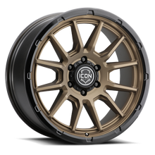Charger l'image dans la galerie, 8320906356SBGB - ICON Cajon 20X9 6X135 ET 16mm Satin Bronze / Gloss Black Lip - ICON Wheels Canada
