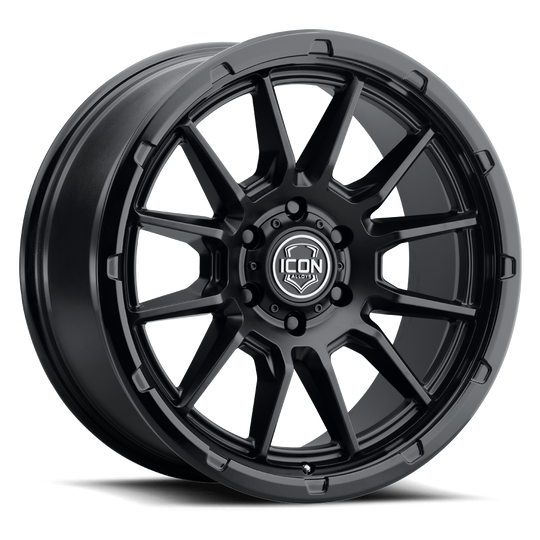 8320909056DB - ICON Cajon 20X9 6X139.7 ET 16mm Double Black - ICON Wheels Canada