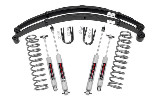 630N2 3 Inch Lift Kit - RR Springs - Jeep Cherokee XJ 2WD/4WD (1984-2001) Rough Country Canada