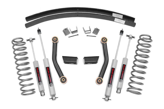 670XN2 3 Inch Lift Kit - Series II - RR AAL - Jeep Cherokee XJ (84-01) Rough Country Canada