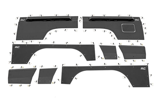 10581 Full Body Armor - FR & RR Combo - Jeep Cherokee XJ 2WD/4WD (97-01) Rough Country Canada