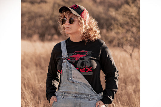840902XL Rough Country T-Shirt - Long Sleeve - Vertex - Black - 2XL Rough Country Canada