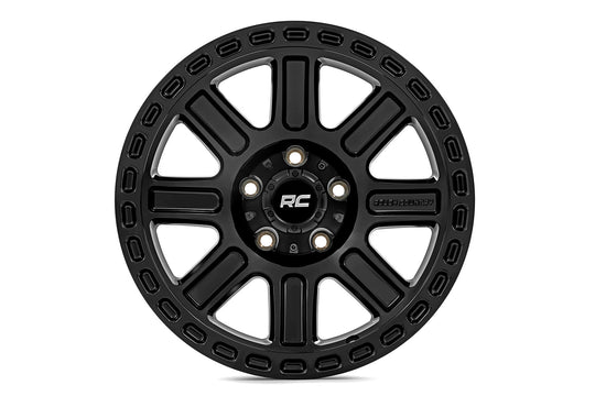 84170917 - Rough Country 84 Series 17X8.5 6X135 0mm Gloss Black - Rough Country Wheels Canada