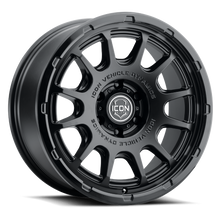 Charger l'image dans la galerie, 8420907345DB - ICON Rancho 20X9 5X127 ET -12mm Double Black - ICON Wheels Canada