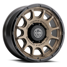 Load image into Gallery viewer, 8420908055SBGB - ICON Rancho 20X9 8X165.1 ET 12mm Satin Bronze / Gloss Black Lip - ICON Wheels Canada