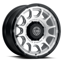 Load image into Gallery viewer, 8420908055SMGB - ICON Rancho 20X9 8X165.1 ET 12mm Silver Machined / Gloss Black Lip - ICON Wheels Canada