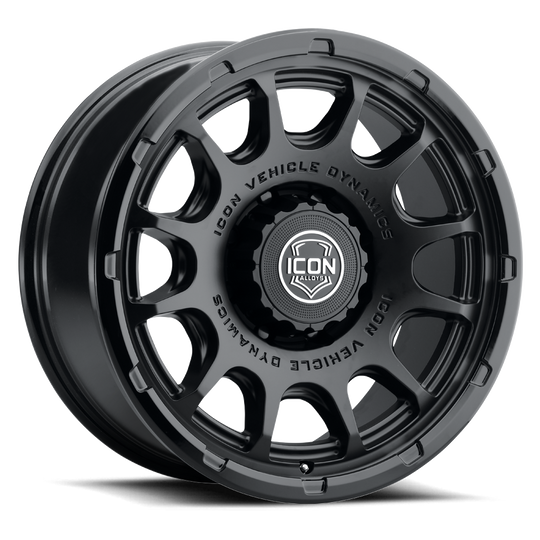 8420908152DB - ICON Rancho 20X9 8X170 ET 6mm Double Black - ICON Wheels Canada
