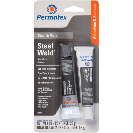 84319 Permatex Steel Weld Epoxy, 2 OZ