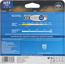 Load image into Gallery viewer, H11PRB2 Philips Vision Headlight H11 - Vision - Twin Blister Pack Philips Bulbs