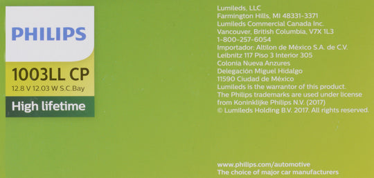 1003LLCP Philips LongerLife Miniature 1003LL - LongerLife - Multiple Commercial 10-Pack Philips Bulbs