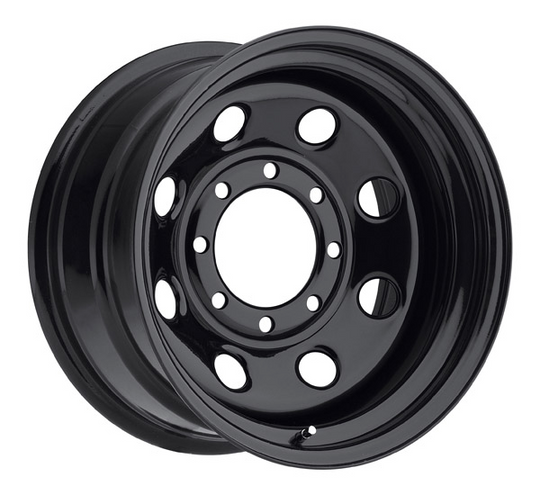 85H5785NS - Vision 85 Soft Eight 15X7 5X139.7 -6mm Gloss Black - Vision Wheels Canada