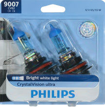 Load image into Gallery viewer, 9007CVB2 Philips CrystalVision ultra Headlight 9007 - CrystalVision Ultra - Twin Blister Pack Philips Bulbs