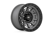 Load image into Gallery viewer, 85170918A - Rough Country 85 Series 17X9 5X127 -12mm Gunmetal Grey/Black - Rough Country Wheels Canada