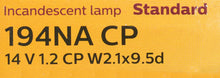 Load image into Gallery viewer, 194NACP Philips Standard Miniature 194NA - Standard - Multiple Commercial 10-Pack Philips Bulbs