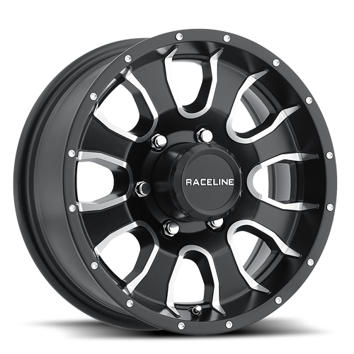 860M-55012 - DTD Alloy Wheel Trailer 15X5 5X114.3 ET 0mm Black and Machined - DTD Wheels Canada
