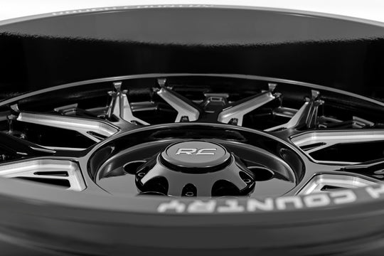 86201812 - Rough Country 86 Series 20X10 6X139.7 -18mm Gloss Black - Rough Country Wheels Canada