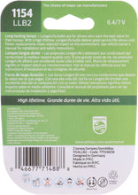 Load image into Gallery viewer, 1154LLB2 Philips LongerLife Miniature 1154LL - LongerLife - Twin Blister Pack Philips Bulbs