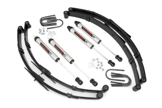 61570 2.5 Inch Lift Kit - V2 - Jeep Wrangler YJ 4WD (1987-1995) Rough Country Canada