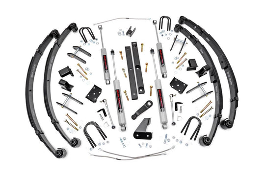 617.20 4.5 Inch Lift Kit - X-Series - Power Steer - Jeep Wrangler YJ (87-95) Rough Country Canada