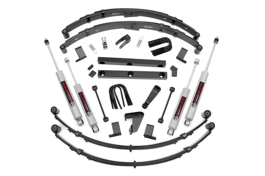620N2 4 Inch Lift Kit - Power Steer - Jeep Wrangler YJ 4WD (1987-1995) Rough Country Canada