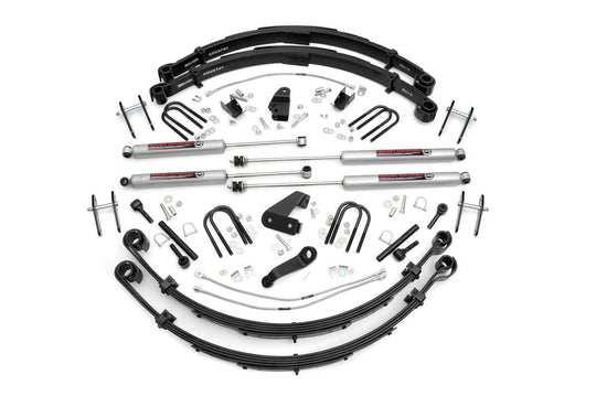 622N2 6 Inch Lift Kit - Power Steer - Jeep Wrangler YJ 4WD (1987-1995) Rough Country Canada