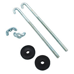 870-PR Battery Hold Down Pico 6" x 1/4" J Style Battery Hold Down Bolt with washers & nuts 2 pcs Pico Wiring