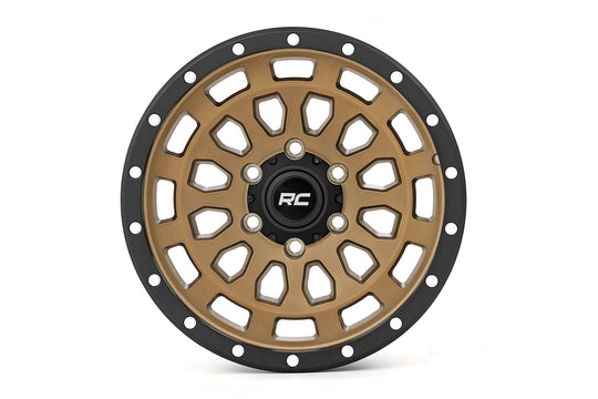 87172512 - Rough Country 87 Series 17X8.5 6X139.7 25mm Bronze/Black - Rough Country Wheels Canada