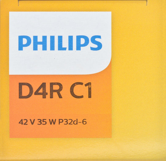 D4RC1 Philips Xenon HID lamp D4R - Standard - Single Commercial Pack Philips Bulbs