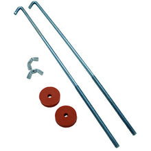 Load image into Gallery viewer, 873-PR Battery Hold Down Pico 12" x 1/4" J Style Battery Hold Down Bolt with washers &amp; nuts 2 pcs Pico Wiring