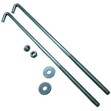 Charger l'image dans la galerie, 875-PR Battery Hold Down Pico 12" x 5/16" J Style Battery Hold Down Bolt with washers &amp; nuts 2 pcs Pico Wiring