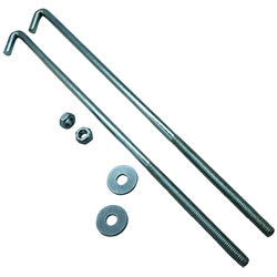 875-PR Battery Hold Down Pico 12" x 5/16" J Style Battery Hold Down Bolt with washers & nuts 2 pcs Pico Wiring