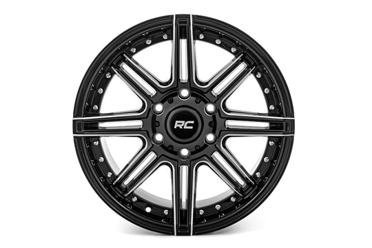 88170012 - Rough Country 88 Series 17X9 6X139.7 0mm Gloss Black - Rough Country Wheels Canada