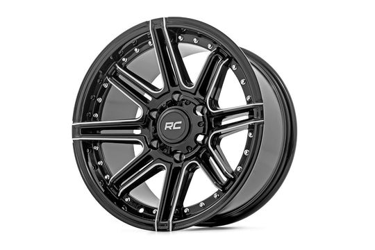 88170012 - Rough Country 88 Series 17X9 6X139.7 0mm Gloss Black - Rough Country Wheels Canada