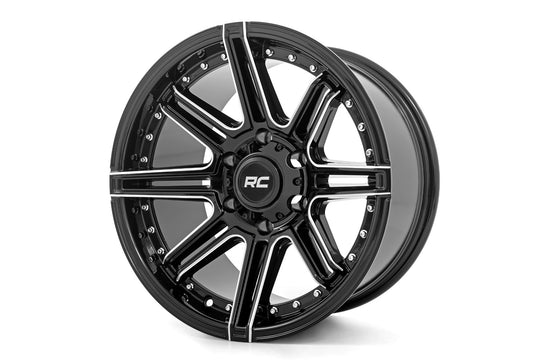 88170012 - Rough Country 88 Series 17X9 6X139.7 0mm Gloss Black - Rough Country Wheels Canada