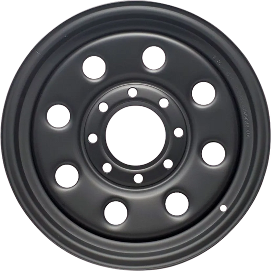 888002 - DTD Steel Wheels 18X8 8X180 25mm Black - DTD Wheels Canada