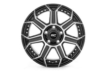 Load image into Gallery viewer, 89170012 - Rough Country 89 Series 17X9 6X139.7 0mm Black Machined Gunmetal - Rough Country Wheels Canada
