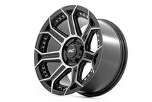 Load image into Gallery viewer, 89201812 - Rough Country 89 Series 20X10 6X139.7 -18mm Black Machined Gunmetal - Rough Country Wheels Canada
