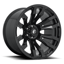 Load image into Gallery viewer, D67517901845 - Fuel Off-Road D675 Blitz 17X9 8X180 ET -12mm Gloss Black - Fuel Off-Road Wheels Canada