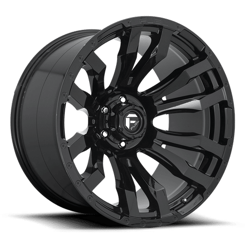 D67516808545 - Fuel Off-Road D675 Blitz 16X8 5X139.7 ET 1mm Gloss Black - Fuel Off-Road Wheels Canada