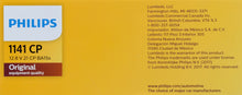 Load image into Gallery viewer, 1141CP Philips Standard Miniature 1141 - Standard - Multiple Commercial 10-Pack Philips Bulbs