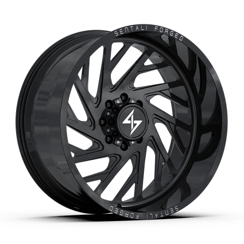 SF722125244GB-L - Sentali Forged SF7GB 22X12 5X139.7 ET -44MM Gloss Black - Sentali Forged Wheels Canada