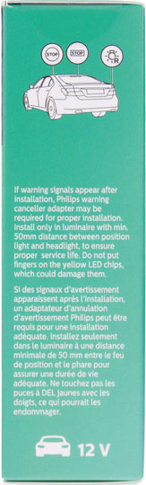 1156RLED Philips Ultinon LED 1156RLED - Ultinon LED - Red Philips Bulbs