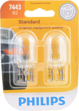 Load image into Gallery viewer, 7443B2 Philips Standard Miniature 7443 - Standard - Twin Blister Pack Philips Bulbs